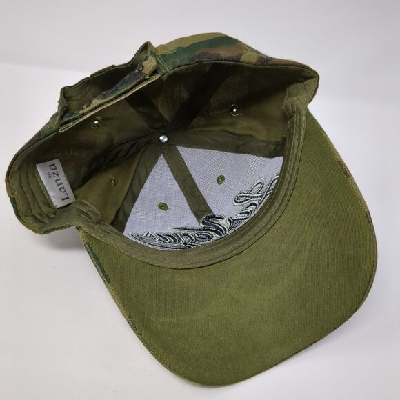 Las Vegas LV Strapback Hat Camouflage OS Adjustable Embroidered Lanza Cotton - Picture 6 of 9